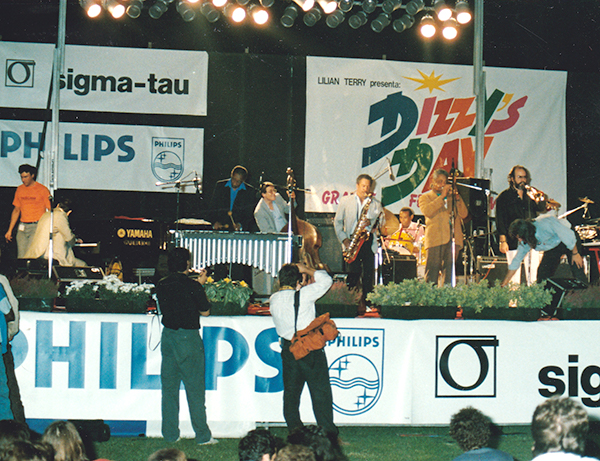 Dizzy's Day concert stage